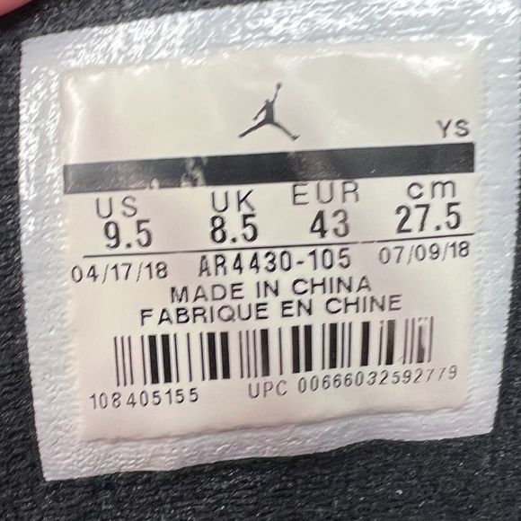 Nike Jordan Sneakers 9.5 mens lift off white turbo green south beach shoes 2018 - Picture 6 of 8